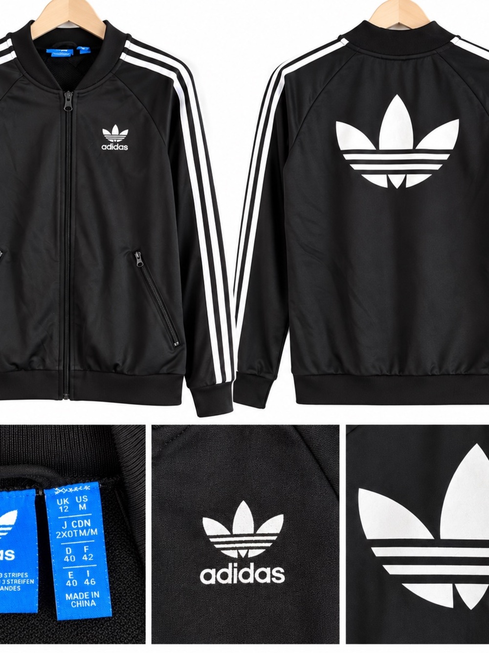 women’s Adidas Originals Superstar-style track jacke